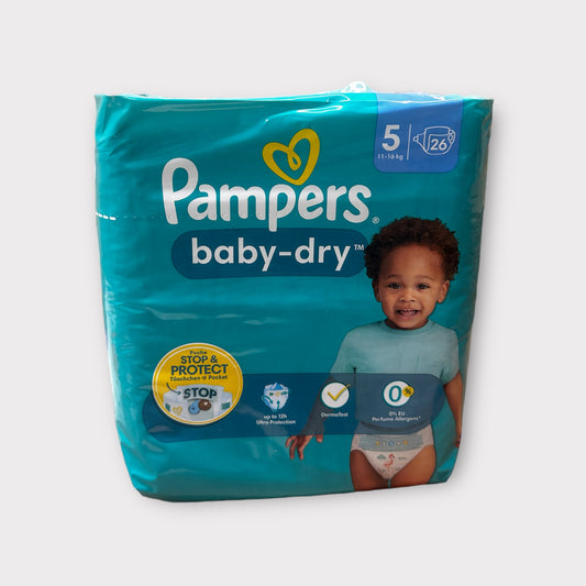 Pampers Windeln Baby Dry Größe 5 Junior (11-16kg)